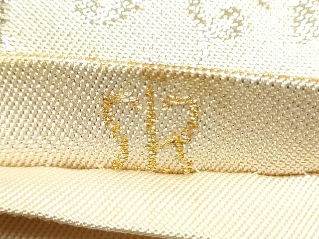 平和屋着物●西陣 川島織物 六通柄 本袋帯 花唐草文 金糸 正絹 逸品 CABI8914hy