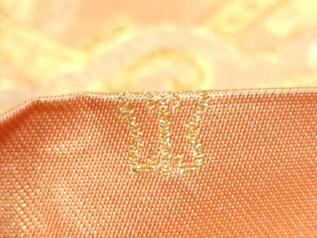 平和屋着物●西陣 川島織物 六通柄 本袋帯 籬草花文 金糸 正絹 逸品 CABI8919hy