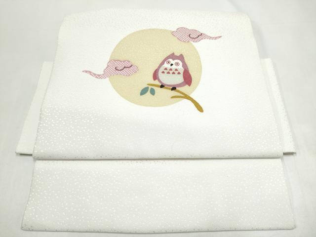平和屋着物●つけ帯 みみずく CABI8954hy