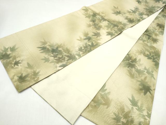 平和屋着物●両面 全通柄袋帯 舞葉文 正絹 逸品 CABI9006hy