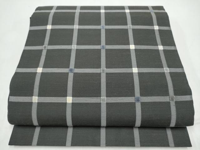 平和屋着物●太鼓柄袋帯 紬地 モール織 吉野間道 正絹 逸品 CABI9072hy