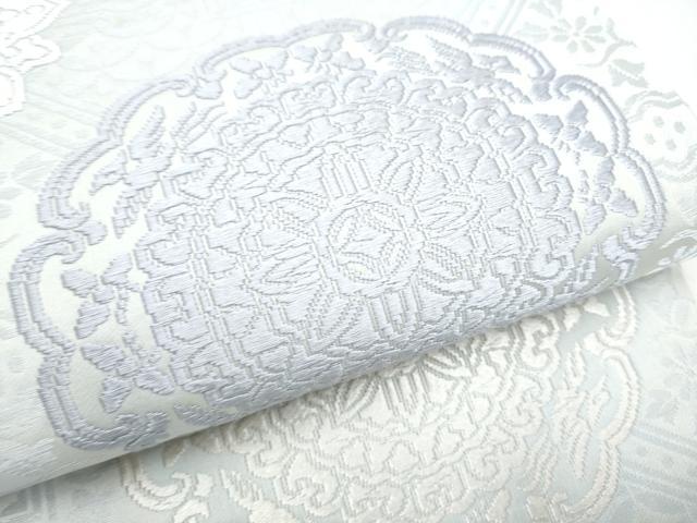 平和屋着物●六通柄袋帯 唐織 正倉院花文 正絹 逸品 CABI9081hy