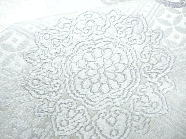 平和屋着物●六通柄袋帯 唐織 正倉院花文 正絹 逸品 CABI9081hy