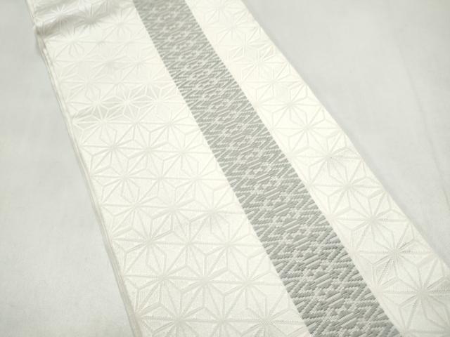 平和屋着物●本場筑前博多織 両面 半幅帯 献上 正絹 逸品 CABI9104hy