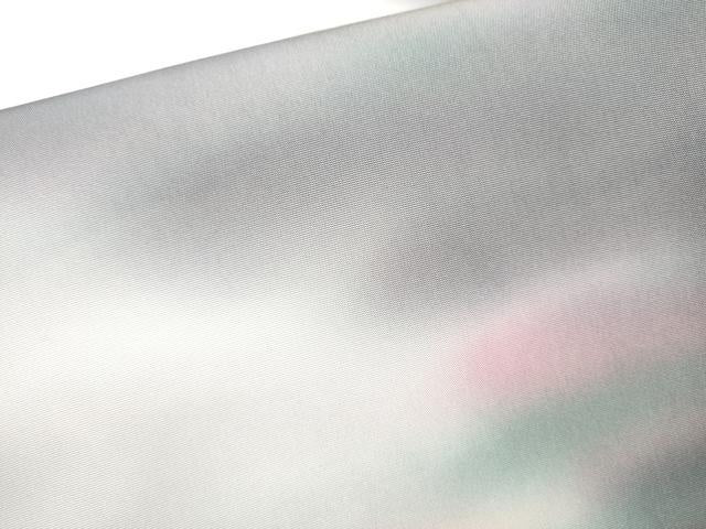 平和屋着物●染色工芸作家 本郷葵虹 塩瀬 全通柄 九寸名古屋帯 霞文 正絹 逸品 CABI9128hy