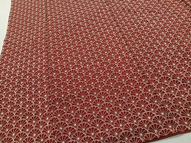 平和屋着物■上質な小紋 菊青海波 正絹 逸品 CABI9240ua