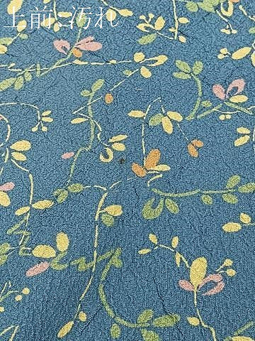 平和屋着物■上質な小紋 枝葉文 正絹 逸品 CABI9244ua