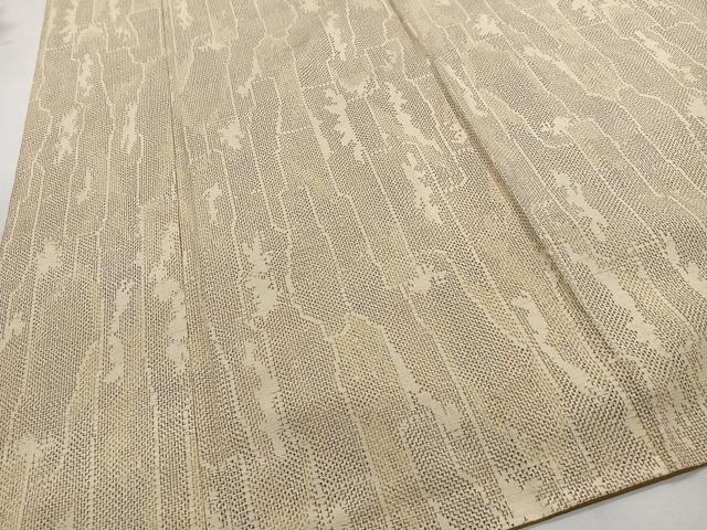 平和屋着物■上質な紬 霞文 胴抜き仕立て 正絹 逸品 CABI9251ua