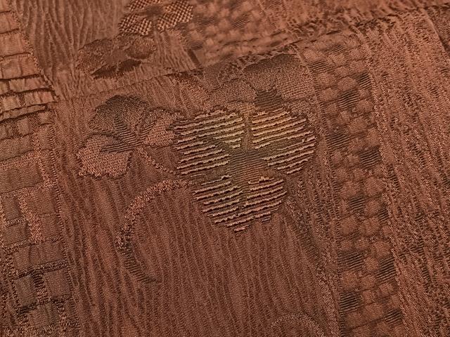 平和屋着物∞道中着 花唐草文 正絹 逸品 CABI9269ua