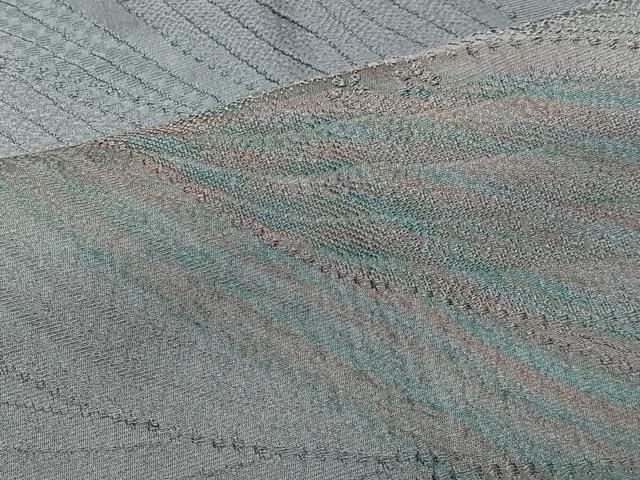 平和屋着物∞道行コート 流水文 暈し染め ロング丈 正絹 逸品 未使用 CABI9271ua