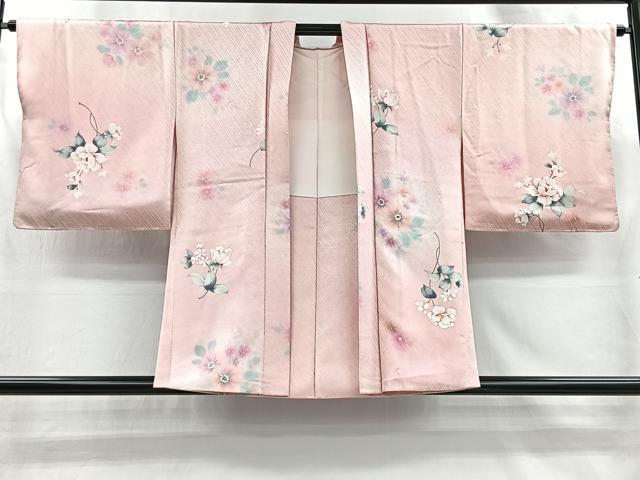 平和屋着物#羽織 手描き 草花文 暈し染め 正絹 逸品 未使用 CABI9299ua