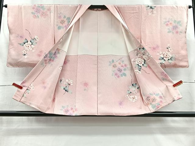 平和屋着物#羽織 手描き 草花文 暈し染め 正絹 逸品 未使用 CABI9299ua