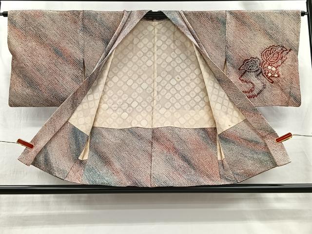 平和屋着物#羽織 総絞り 葡萄蔦の葉文 正絹 逸品 CABI9300ua