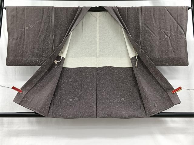 平和屋着物#羽織 ろうけつ染 枝梅文 正絹 逸品 CABI9308ua