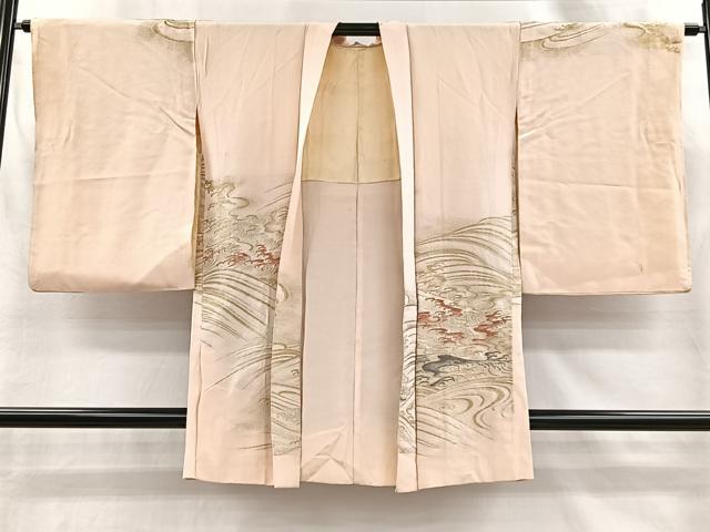 平和屋着物#羽織 寿光織 立波文 金銀糸 正絹 逸品 CABI9310ua