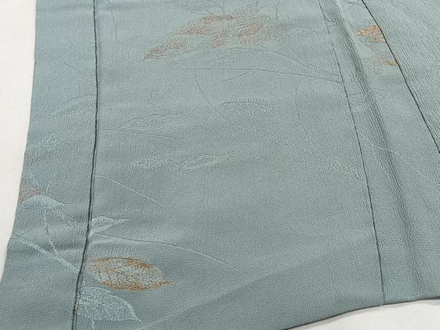 平和屋着物#羽織 寿光織 枝葉文 金糸 正絹 逸品 CABI9316ua