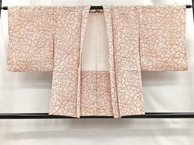 平和屋着物#羽織 牡丹 正絹 逸品 CABI9323ua