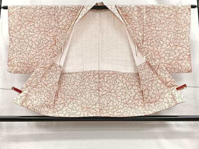 平和屋着物#羽織 牡丹 正絹 逸品 CABI9323ua