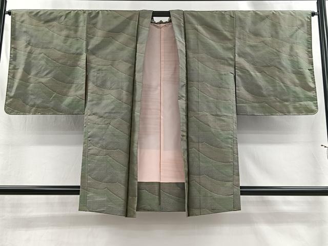 平和屋着物#羽織 本場大島紬 霞文 正絹 逸品 未使用 CABI9325ua