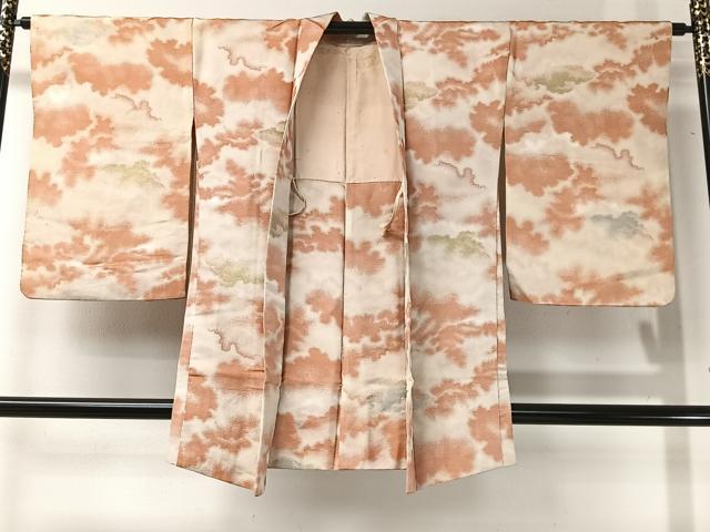 平和屋着物#羽織 寿光織 雲取り文 金糸 正絹 逸品 CABI9335ua