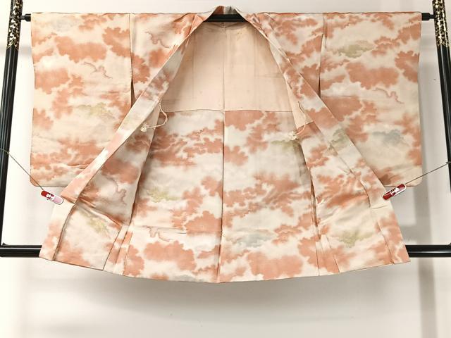 平和屋着物#羽織 寿光織 雲取り文 金糸 正絹 逸品 CABI9335ua