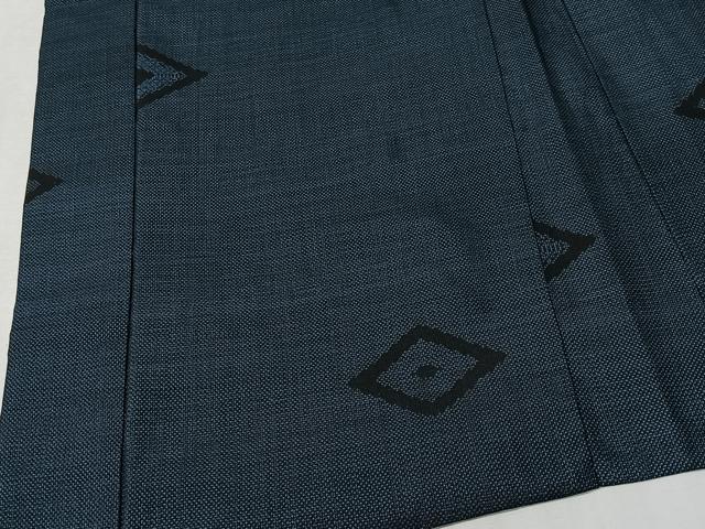平和屋着物#羽織 本場大島紬 9マルキ 菱文 正絹 逸品 CABI9336ua