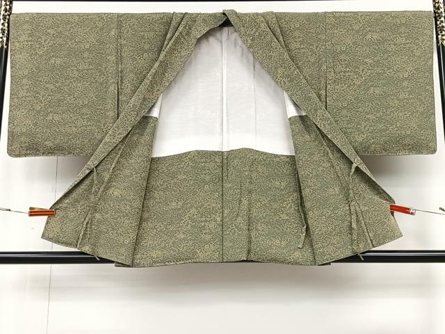 平和屋着物#道中着 風景文 正絹 逸品 CABI9368ua