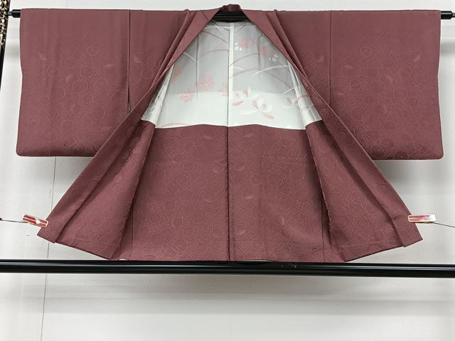 平和屋着物#羽織 舞花地紋 金糸 正絹 逸品 CABI9370ua