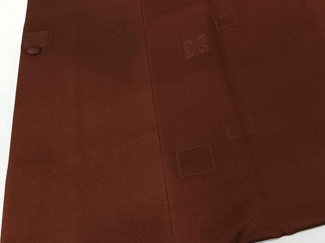 平和屋着物#道行コート 地紋起こし 色紙花文 暈し染め 正絹 逸品 CABI9376ua