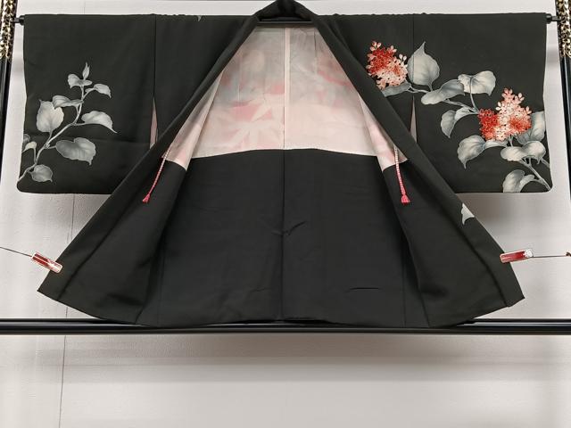 平和屋着物#羽織 草花文 暈し染め 金彩 正絹 逸品 CABI9385ua