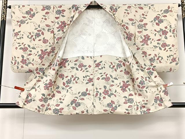 平和屋着物#羽織 草花文 正絹 逸品 CABI9395ua
