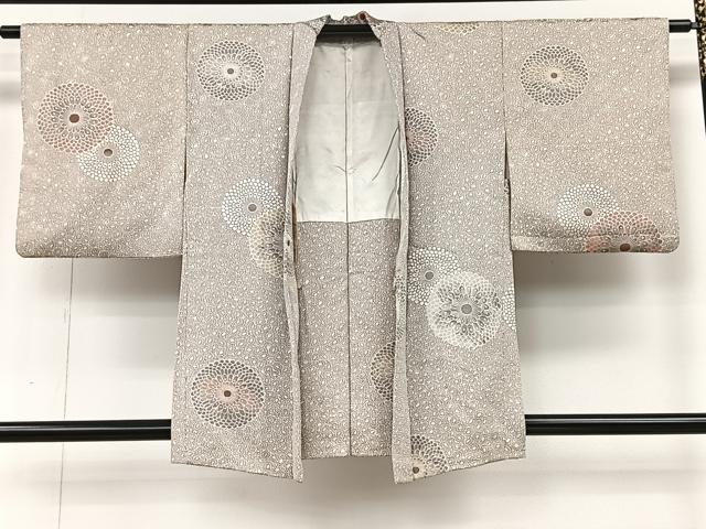 平和屋着物#羽織 寿光織 舞花文 金糸 正絹 逸品 CABI9396ua