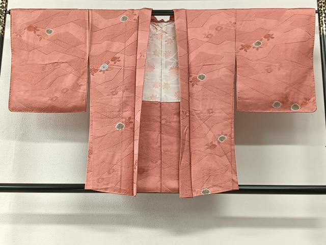 平和屋着物#羽織 地紋起こし 舞花文 正絹 逸品 未使用 CABI9404ua