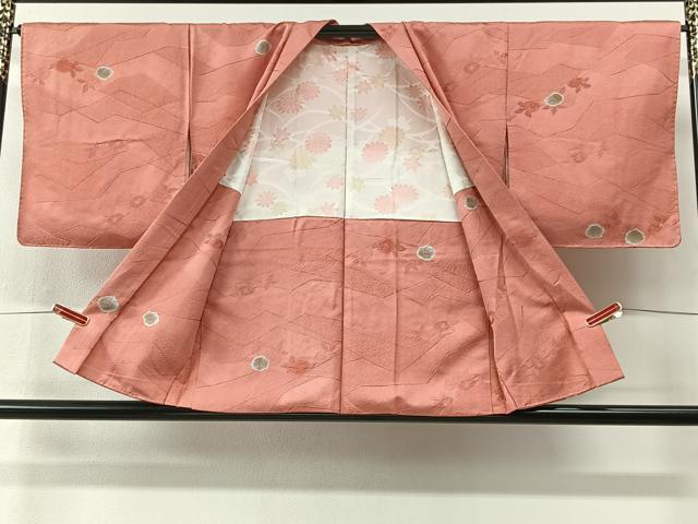 平和屋着物#羽織 地紋起こし 舞花文 正絹 逸品 未使用 CABI9404ua