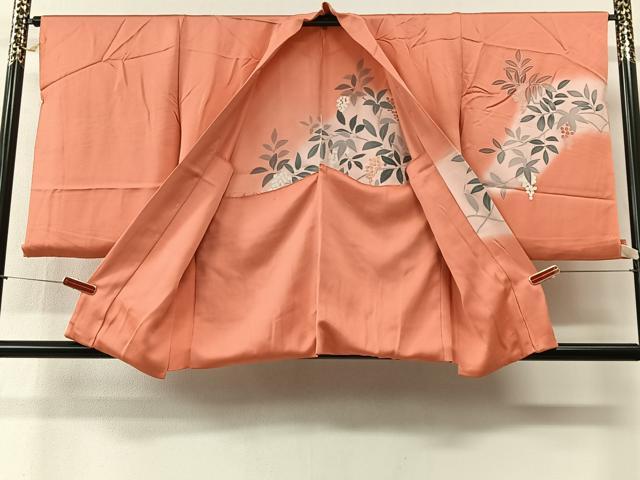 平和屋着物#羽織 刺繍 南天文 暈し染め 仮絵羽 未使用 CABI9415ua