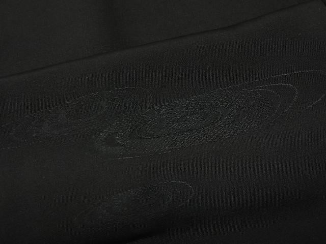 平和屋着物#羽織 流水地紋 黒地 正絹 逸品 未使用 CABI9420ua