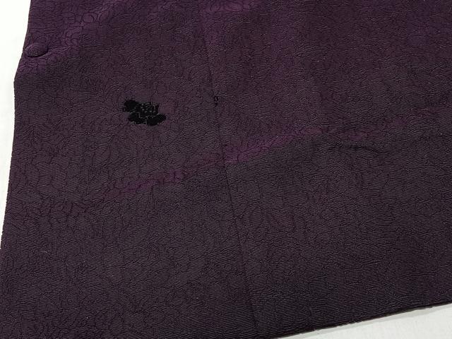 平和屋着物#道行コート 輪奈ビロード 草花文 正絹 逸品 CABI9445ua