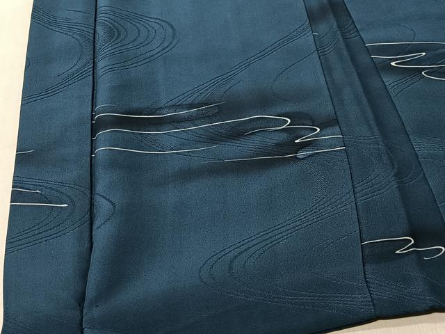 平和屋着物#流水文 暈し染め 正絹 逸品 CABI9449ua