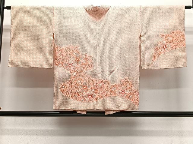 平和屋着物#羽織 総絞り 流水花文 正絹 逸品 CABI9467ua