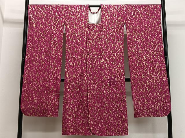 平和屋着物#道行コート 刺繍 霞文 金彩 ロング丈 正絹 逸品 未使用 CABI9472ua