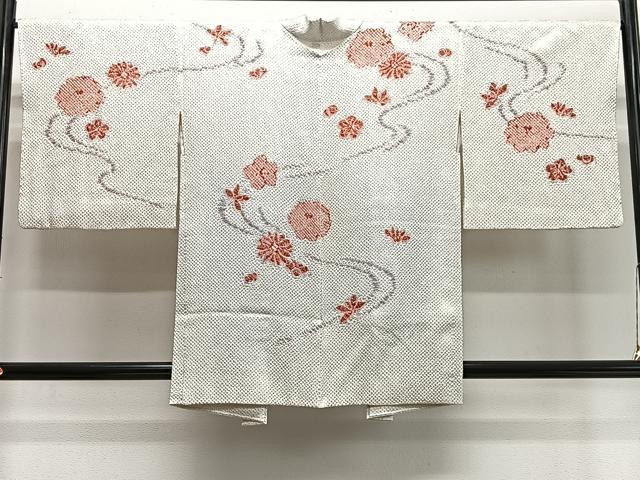 平和屋着物#羽織 総絞り 流水花文 正絹 逸品 CABI9514ua
