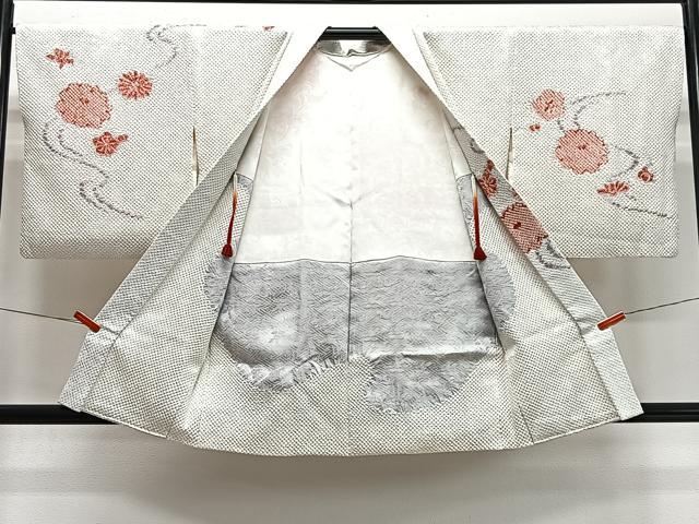 平和屋着物#羽織 総絞り 流水花文 正絹 逸品 CABI9514ua