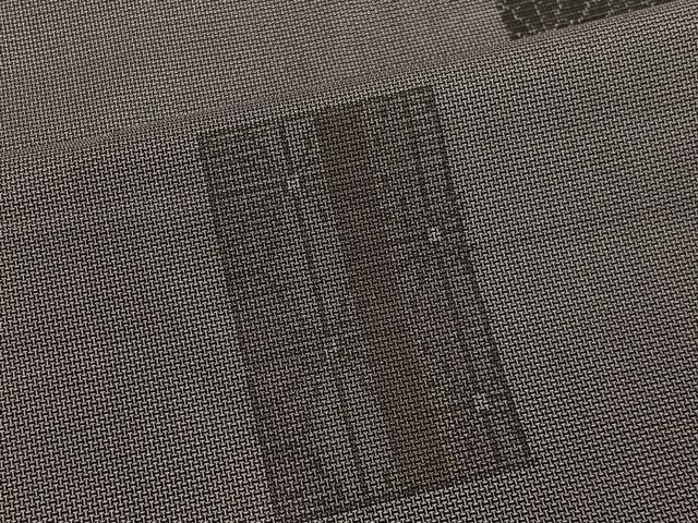 平和屋着物#羽織 本場大島紬 9マルキ 色紙麻の葉文様 正絹 逸品 CABI9531ua