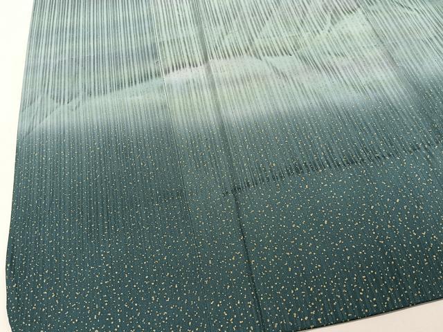 平和屋着物#道行コート 単衣 霞文 暈し染め 金彩 ロング丈 正絹 逸品 未使用 CABI9538ua