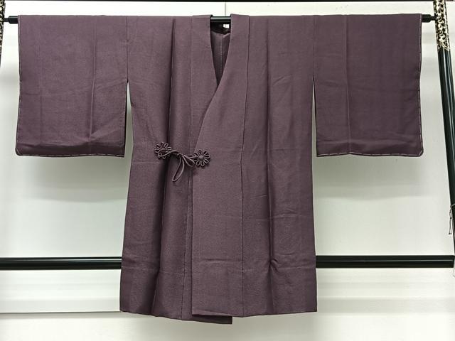 平和屋着物#道中着 単衣 霞文 ロング丈 正絹 逸品 CABI9551ua