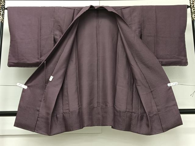平和屋着物#道中着 単衣 霞文 ロング丈 正絹 逸品 CABI9551ua