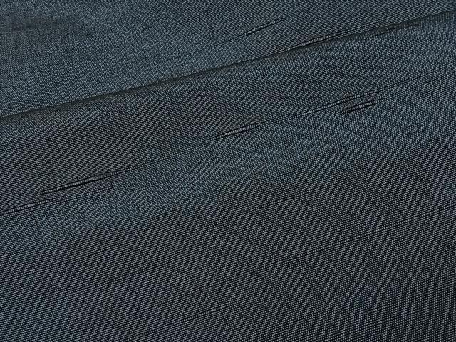 平和屋着物#男性 長羽織 紬地 深縹色 正絹 逸品 未使用 CABI9553ua