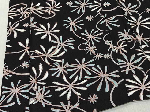 平和屋着物#羽織 芸艸堂染織アートコレクション 舞花文 反端付き 正絹 逸品 CABI9565ua