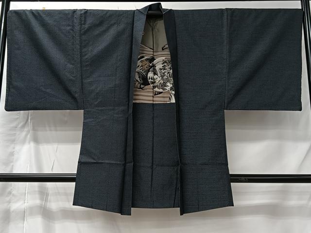 平和屋着物#男性 羽織 本場大島紬 霞文 正絹 逸品 CABI9568ua