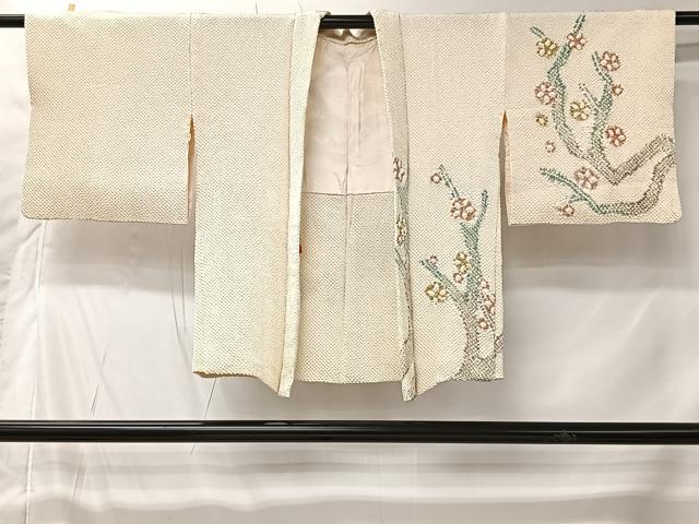 平和屋着物#羽織 総絞り 枝花文 正絹 逸品 CABI9575ua